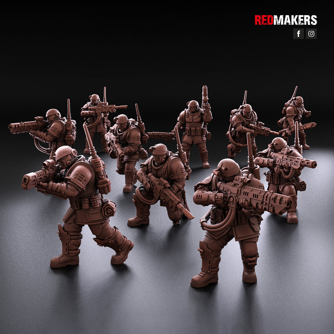 Red Makers - Shock Troops Elite Squad x10 (Custom Order)