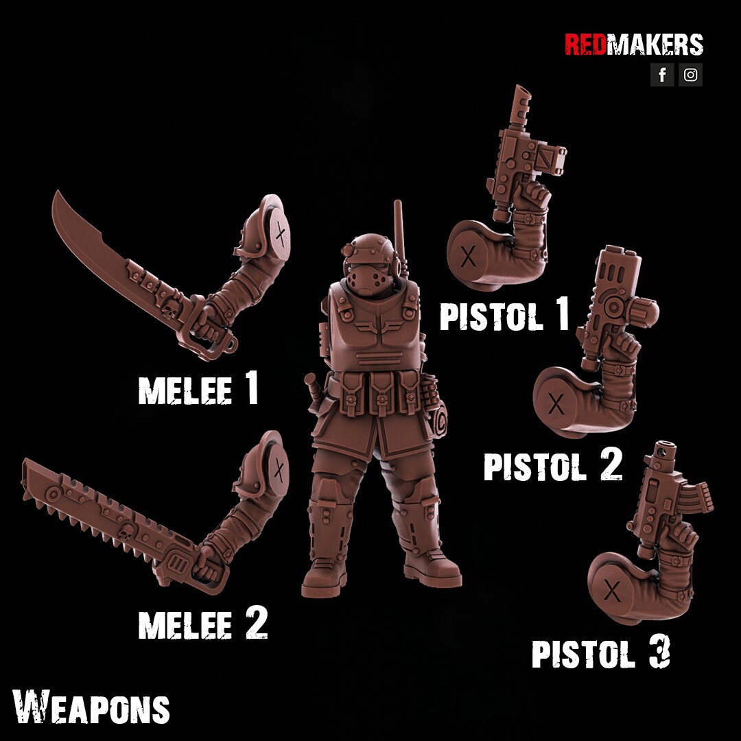Red Makers - Shock Troops Elite Squad x10 (Custom Order)