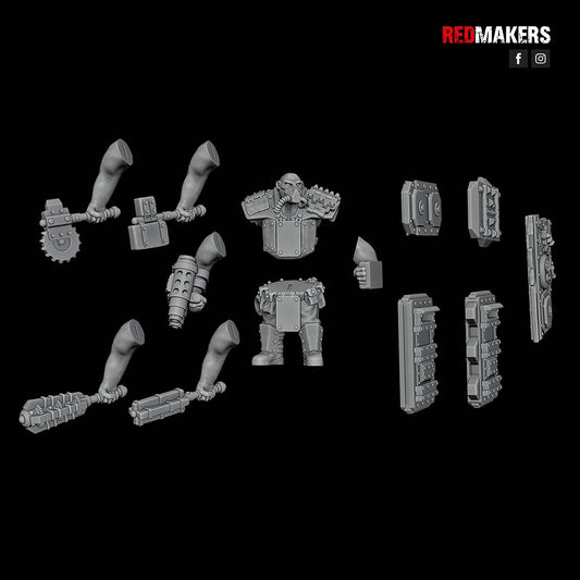 Red Makers Armoured Abhuman Giant Squad V1 x5 (Custom Order) - product image 2 of 6