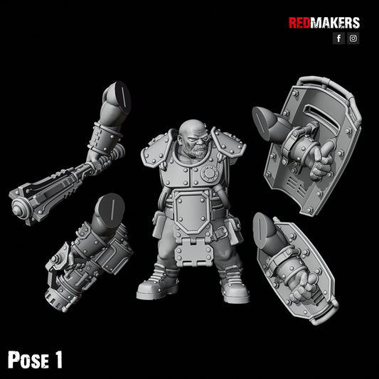 Red Makers Armoured Abhuman Giant Squad V2 x5 (Custom Order) - product image 2 of 6