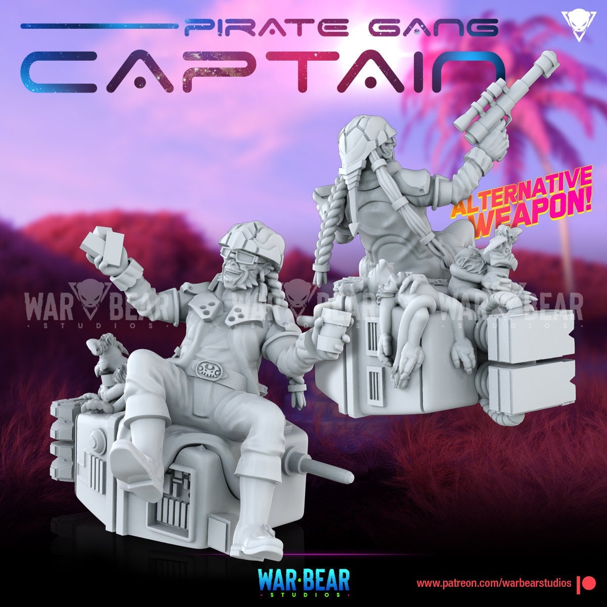 Legion Pirate Gang Captain (Custom Order) - product image 4 of 4