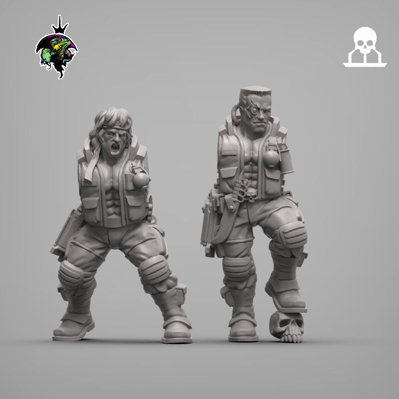 SpaceNam - Zorbo and Duke V2 - Reptilian Overlords (Custom Order)