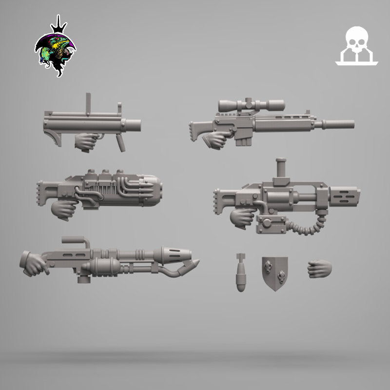SpaceNaz- Special Weapons - Reptilian Overlords (Custom Order)