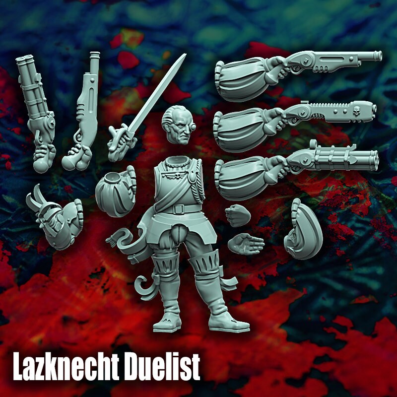 Lazknecht Duelist - Reptilian Overlords (Custom Order)