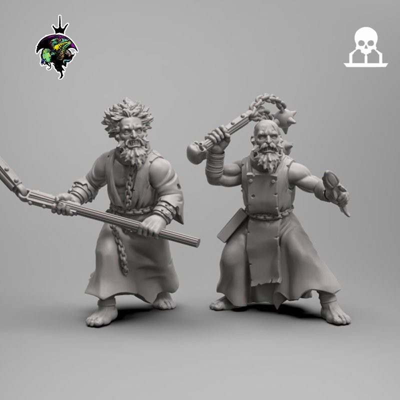 Fantasy - Priests and Penitents x10 - Reptilian Overlords (Custom Order)