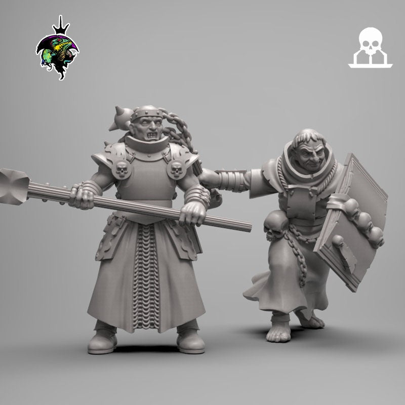 Fantasy - Priests and Penitents x10 - Reptilian Overlords (Custom Order)