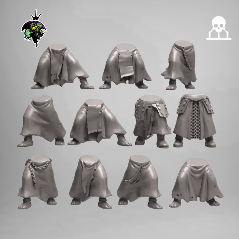 Fantasy - Priests and Penitents x10 - Reptilian Overlords (Custom Order)