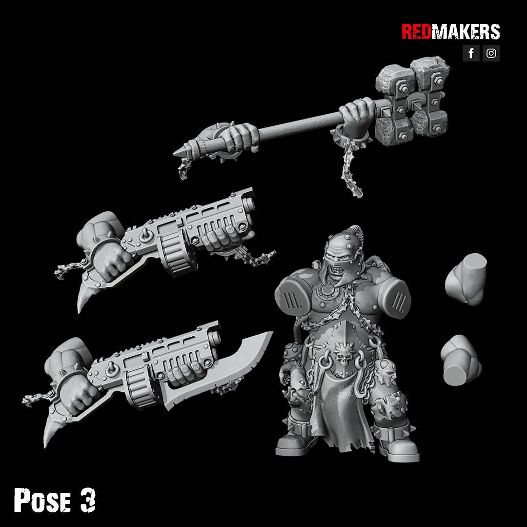 Red Makers Renegade Abhuman Giant Squad x5 - Heretics (Custom Order) - product image 10 of 10