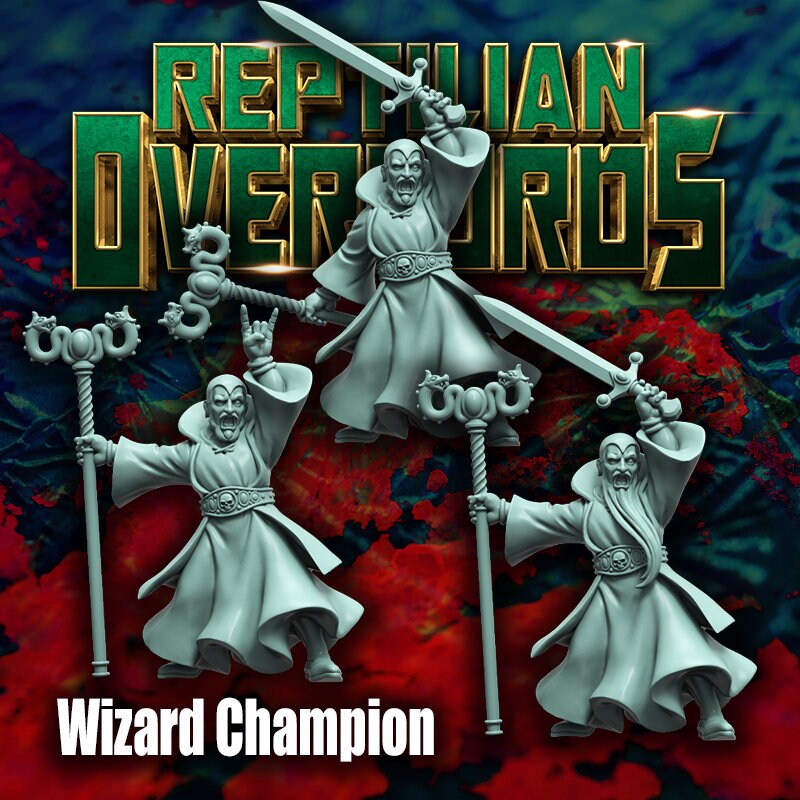 HRE - Wizard Champion - Reptilian Overlords (Custom Order)