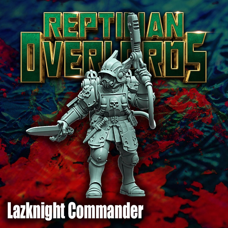 LazKnight Commander - Reptilian Overlords (Custom Order)