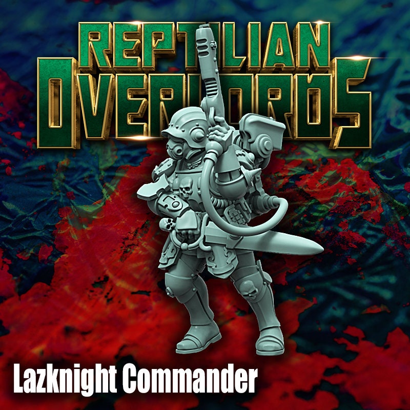 LazKnight Commander - Reptilian Overlords (Custom Order)