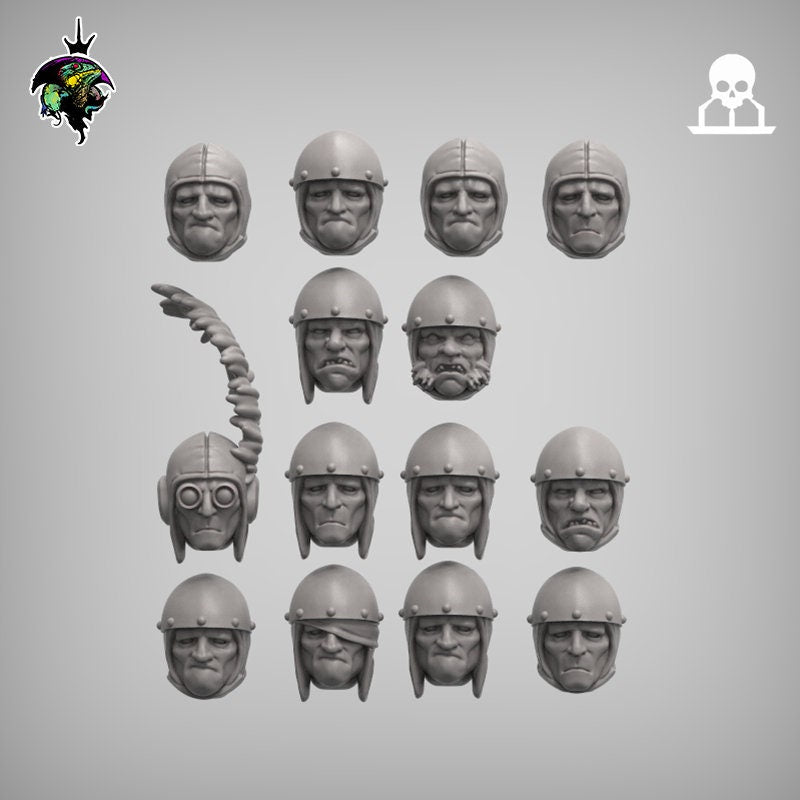 Sci-Fi - Mercenaries and Militia EXPANSION set - Reptilian Overlords (Custom Order)