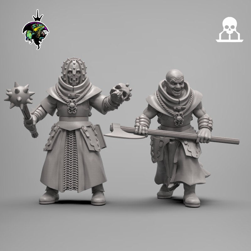 Fantasy - Priests and Penitents x10 - Reptilian Overlords (Custom Order)