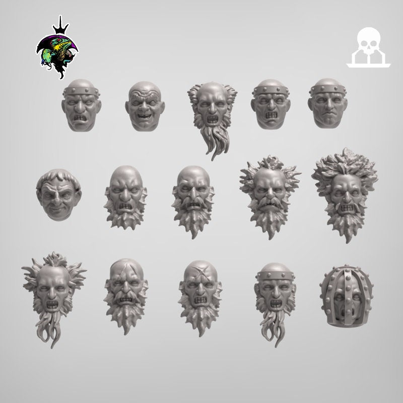 Fantasy - Priests and Penitents x10 - Reptilian Overlords (Custom Order)