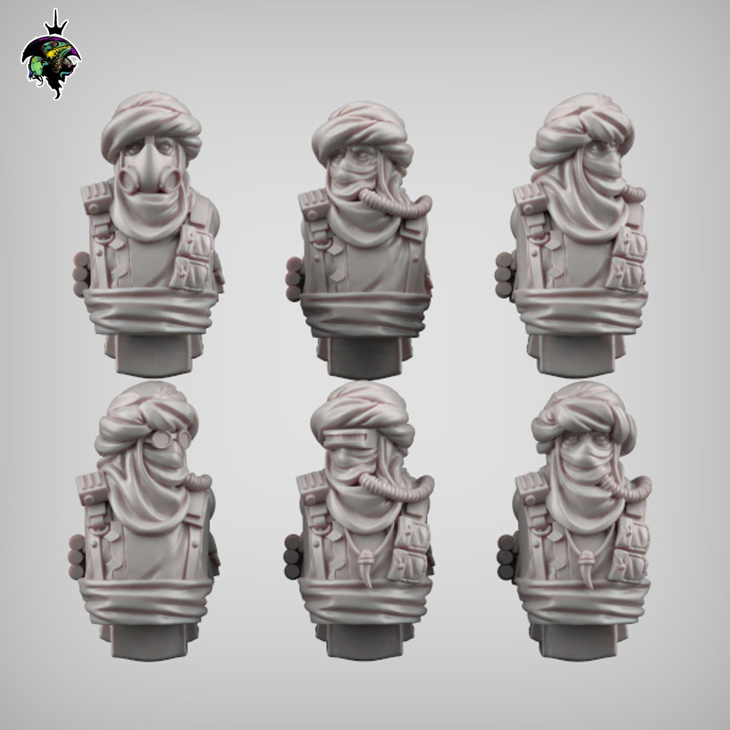 MRT Torso Set Desert Raiders x10 - Reptilian Overlords (Custom Order) - product image