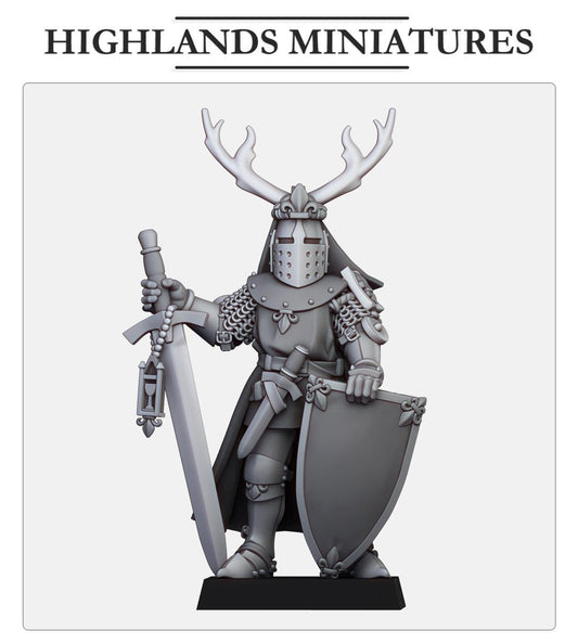 Highland Miniatures - Dismounted Gallia Duke 1 - Fantasy / D&D (Custom Order)