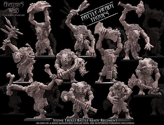 Avatars of War Stone Trolls - Fantasy / D&D (Custom Order) - product image 2 of 4