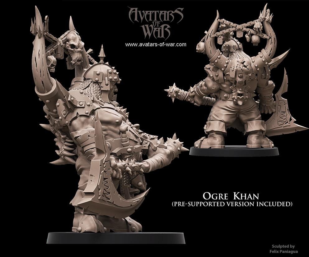 Avatars of War Ogre Khan - Fantasy / D&D (Custom Order) - product image 2 of 2