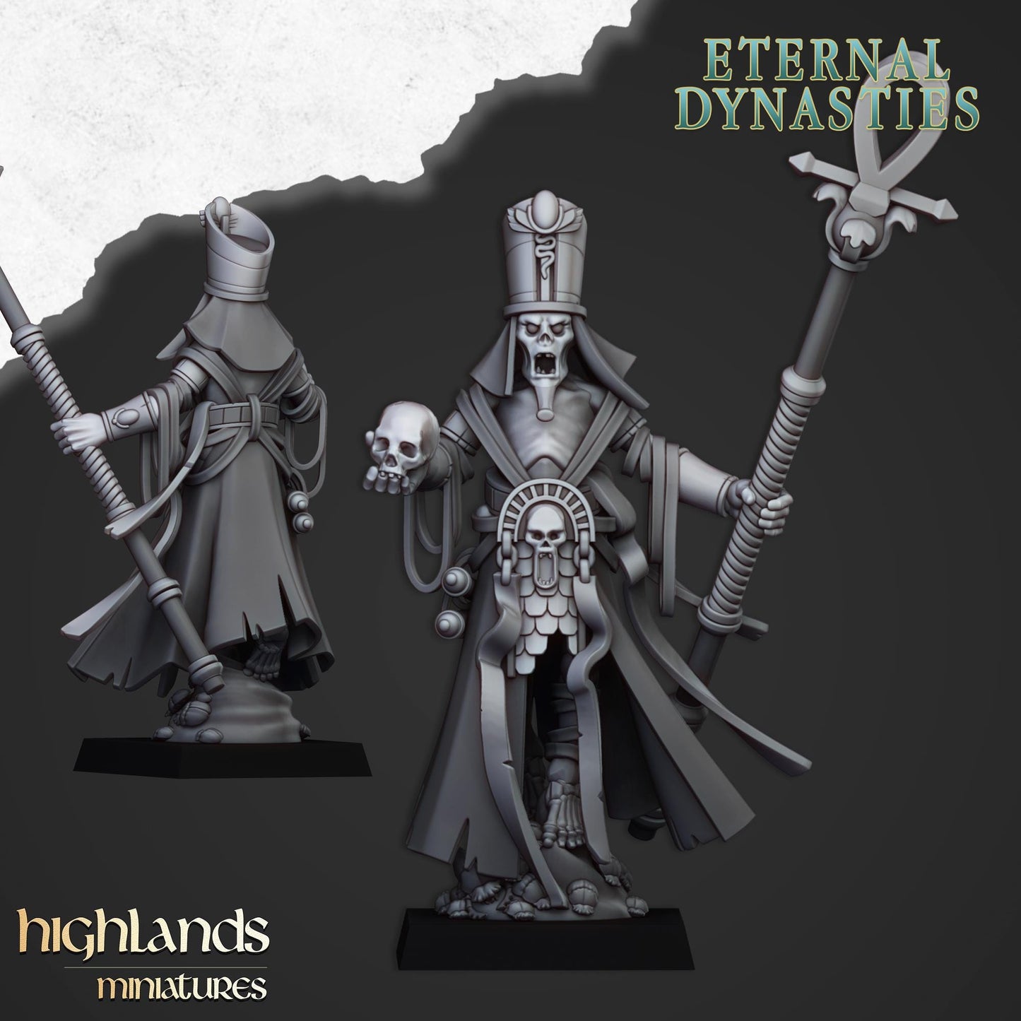 Highland Miniatures Eternal Priest - Fantasy / D&D (Custom Order) - product image