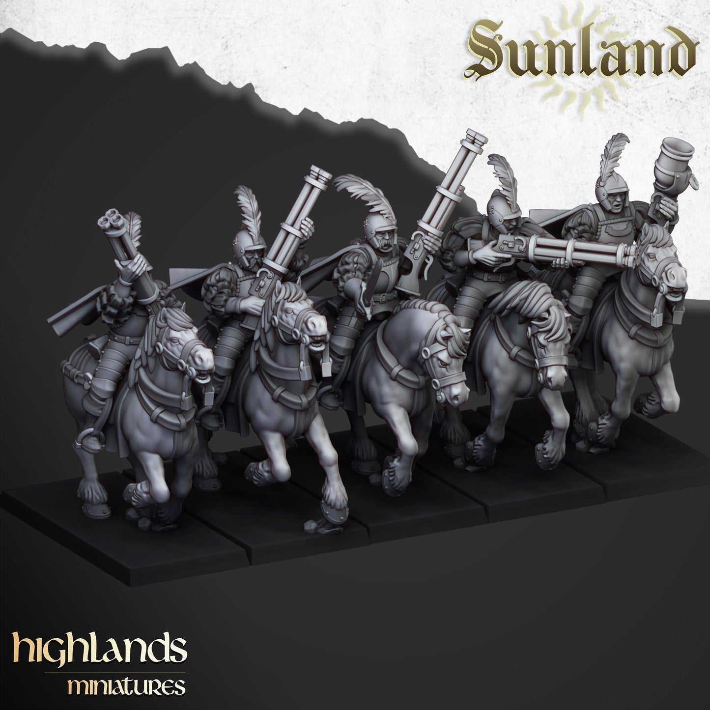 Highland Miniatures Sunland Pistoleers - Fantasy / D&D (Custom Order) - product image 2 of 2
