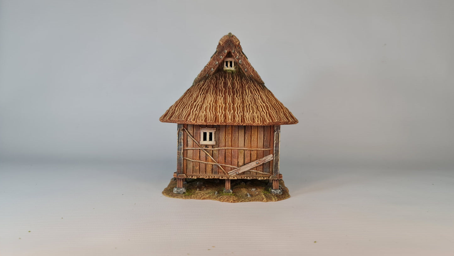 Nippon Saga Farm House One - Wargaming Terrain 28mm - Printed on FDM Bambu Lab X1 Carbon (Custom Order) - product image 10 of 10