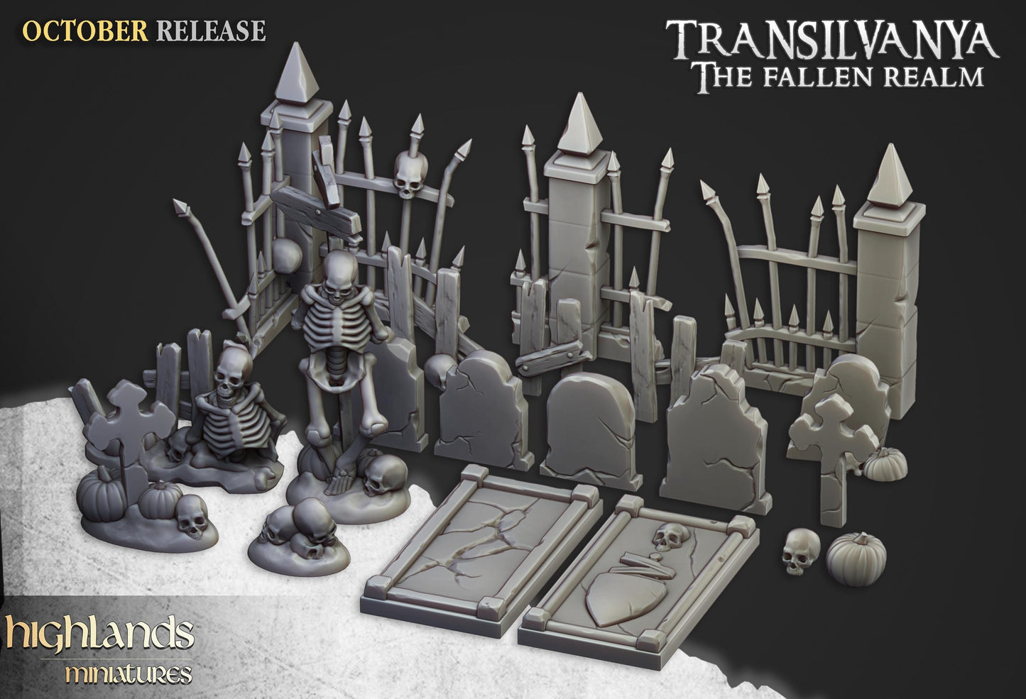 Highland Miniatures Transilvanya Undead Terrain - Fantasy / D&D (Custom Order) - product image