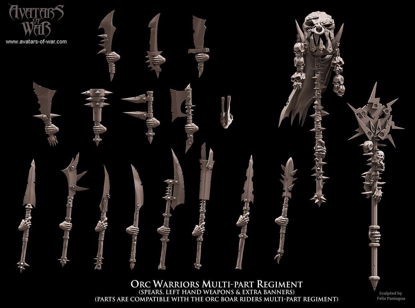 Avatars of War Orc Warriors Regiment - Fantasy / D&D (Custom Order) - product image 5 of 5