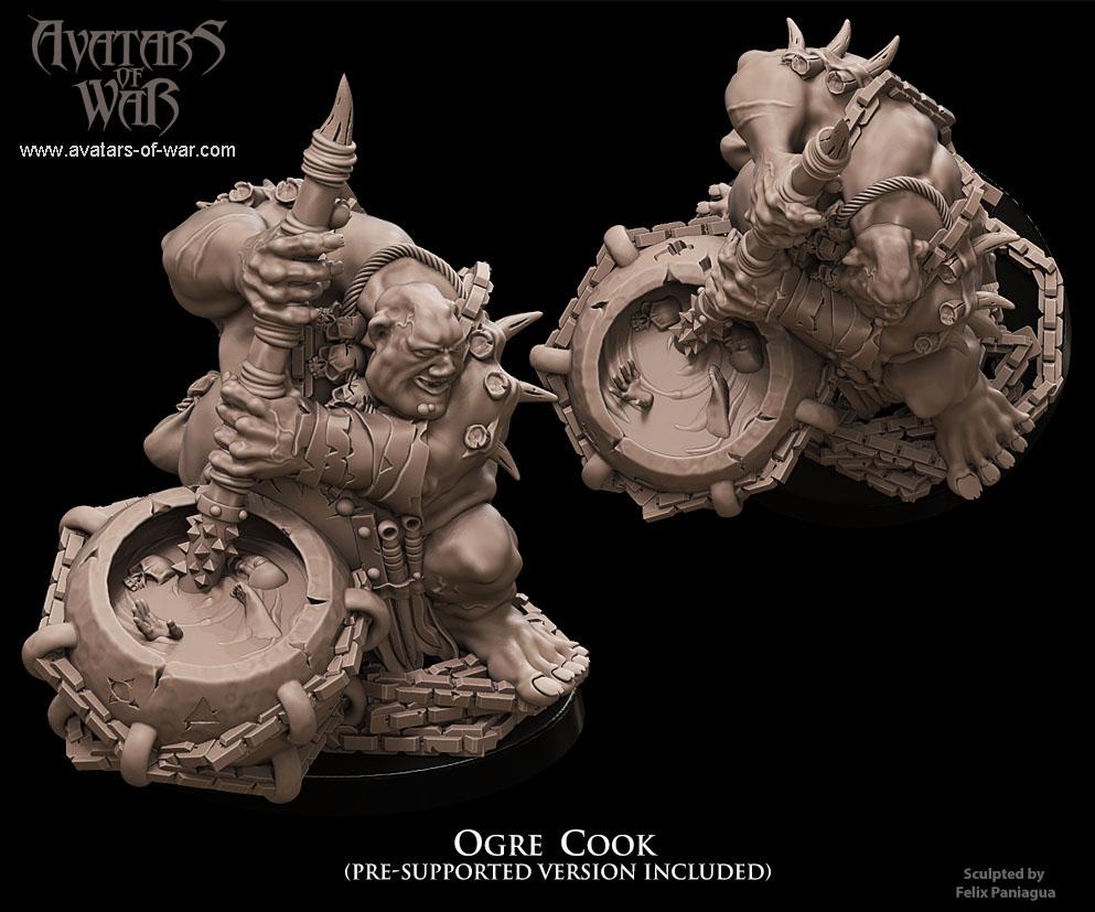 Avatars of War Ogre Cook - Fantasy / D&D (Custom Order) - product image 2 of 2
