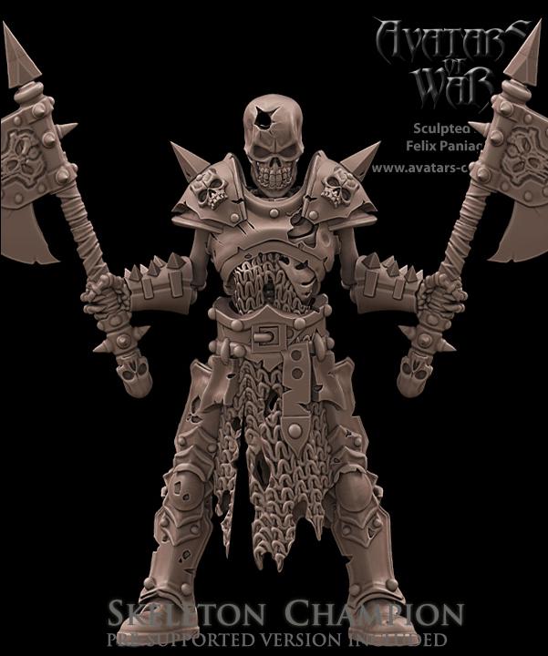 Avatars of War Skeleton Champion - Fantasy / D&D (Custom Order) - product image