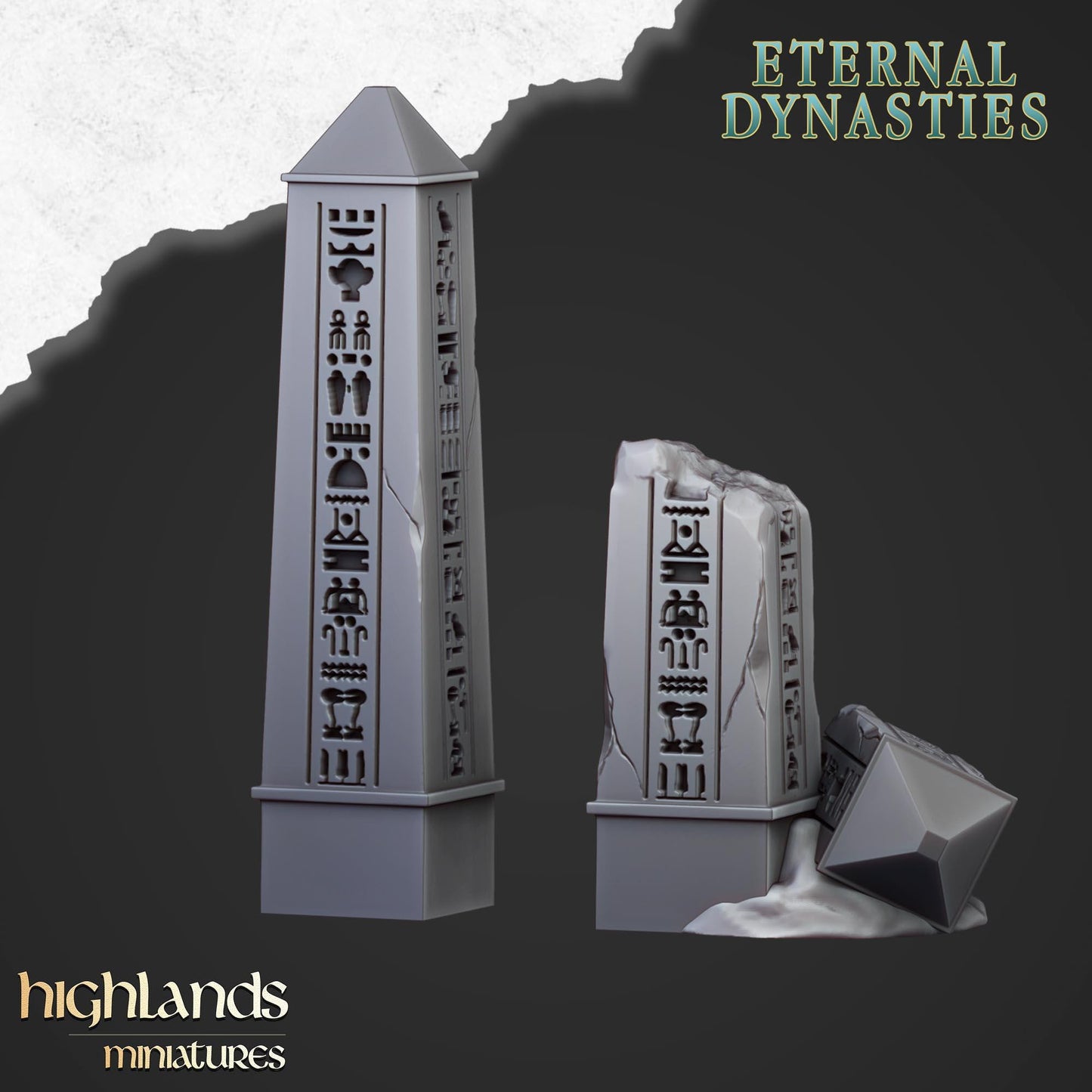 Highland Miniatures Ancient Obelisk - Fantasy / D&D (Custom Order) - product image