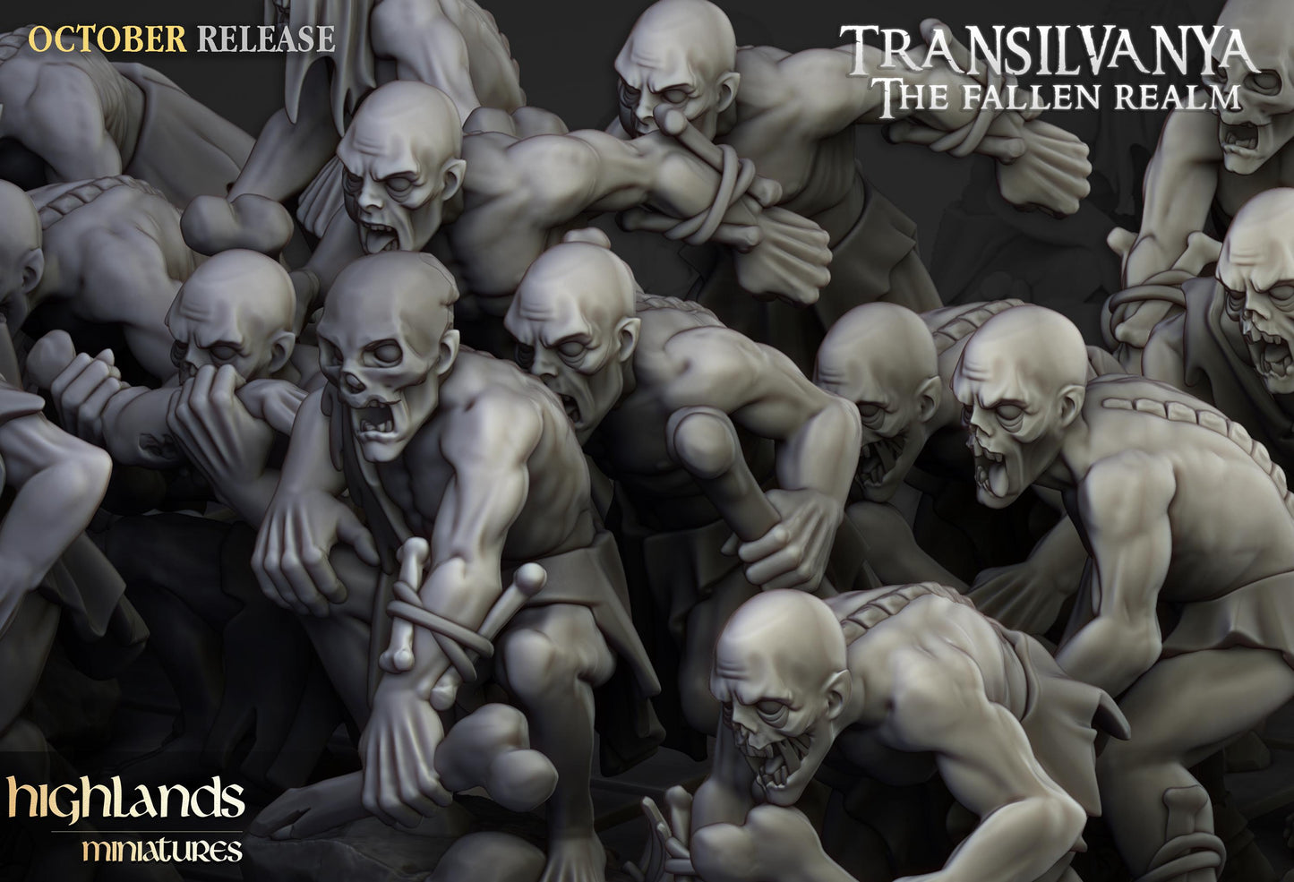 Highland Miniatures Transilvanya Ghouls Unit - Fantasy / D&D (Custom Order) - product image 3 of 3