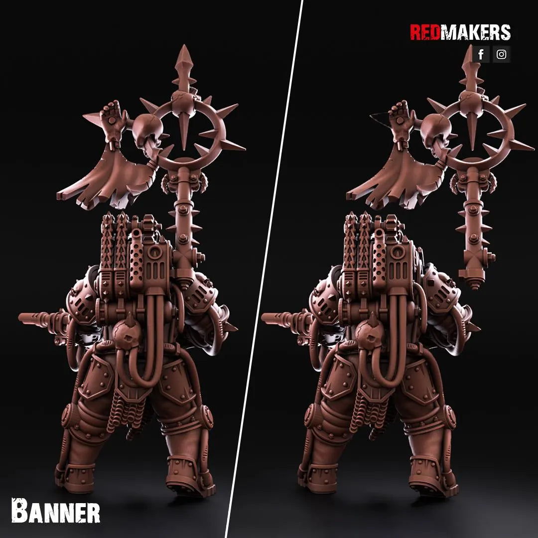 Red Makers - Renegade Solar Guard x10 - Heretics (Custom Order)