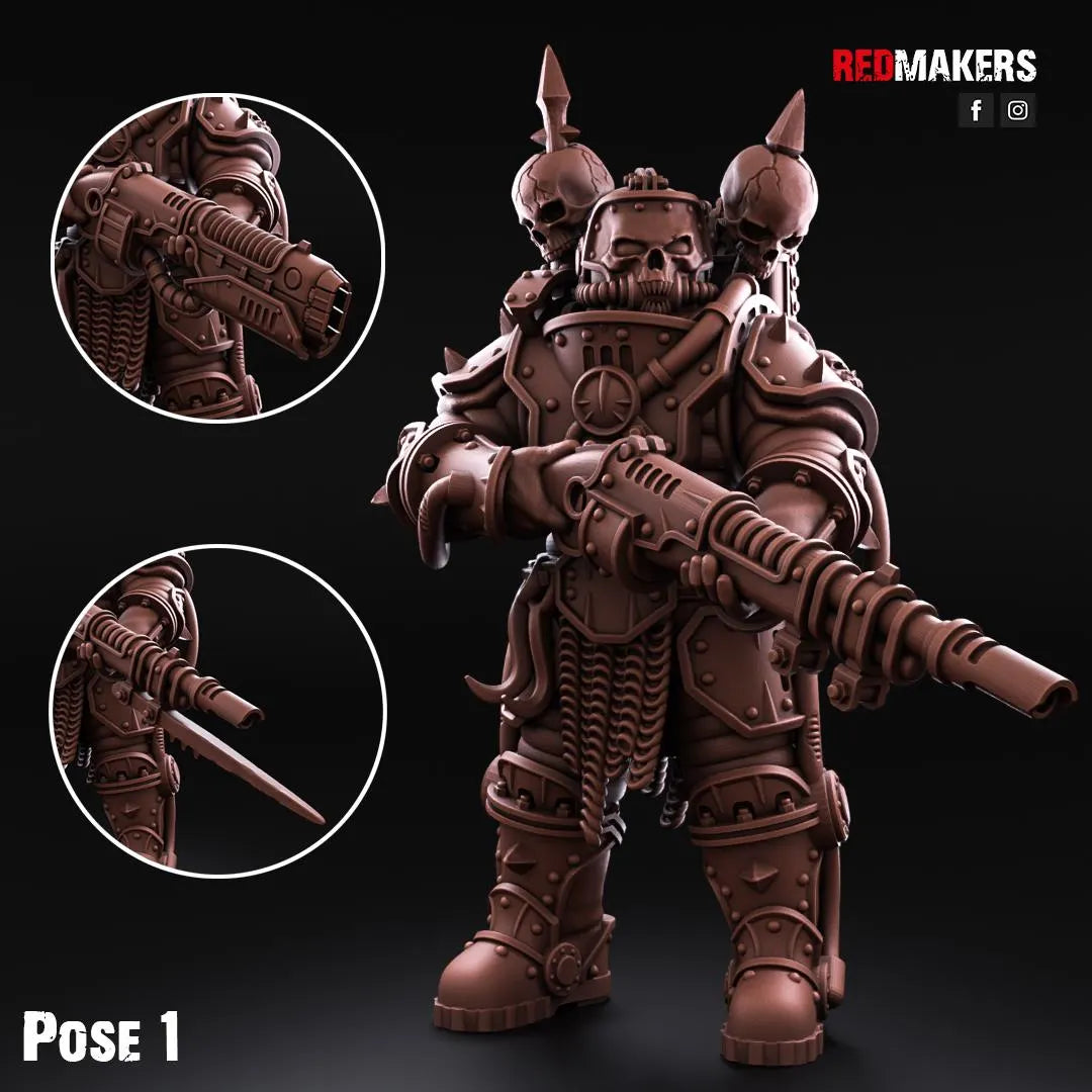 Red Makers - Renegade Solar Guard x10 - Heretics (Custom Order)