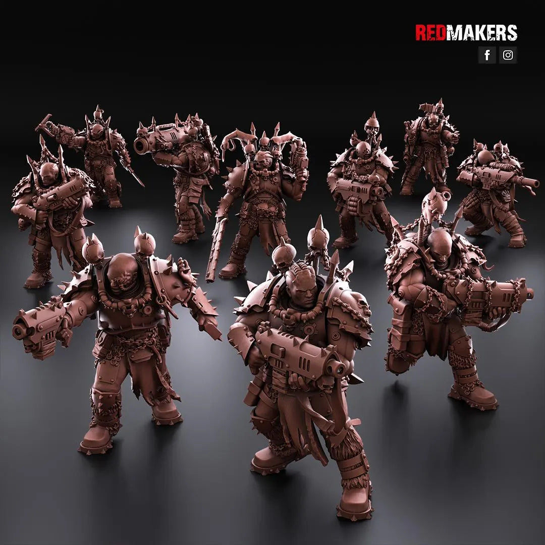 Red Makers - Renegade Scouts x10 - Heretics (Custom Order)