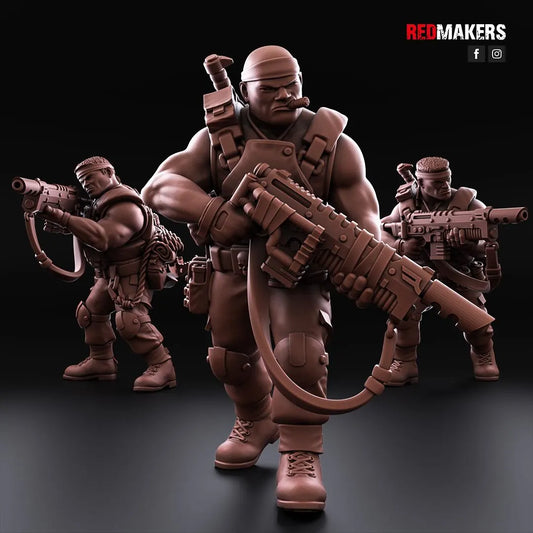 Red Makers - Jungle Fighters Squad x10 (Custom Order)