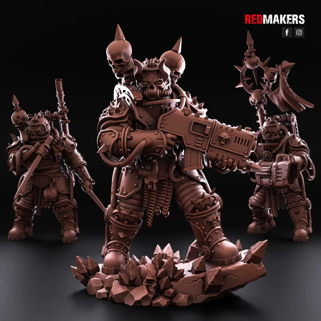 Red Makers - Renegade Solar Guard x10 - Heretics (Custom Order)