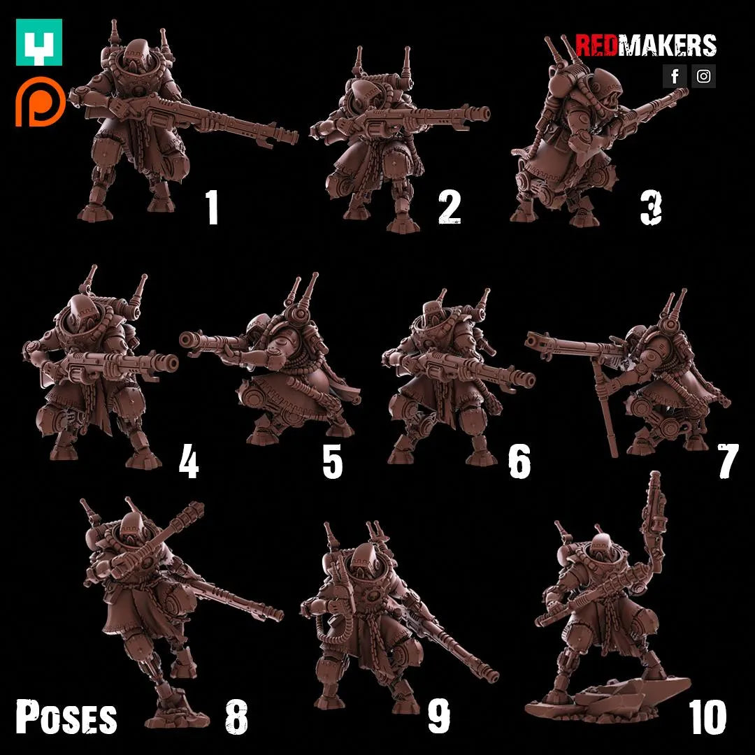 Red Makers - Tech Rangers Omniforge x10 (Custom Order)