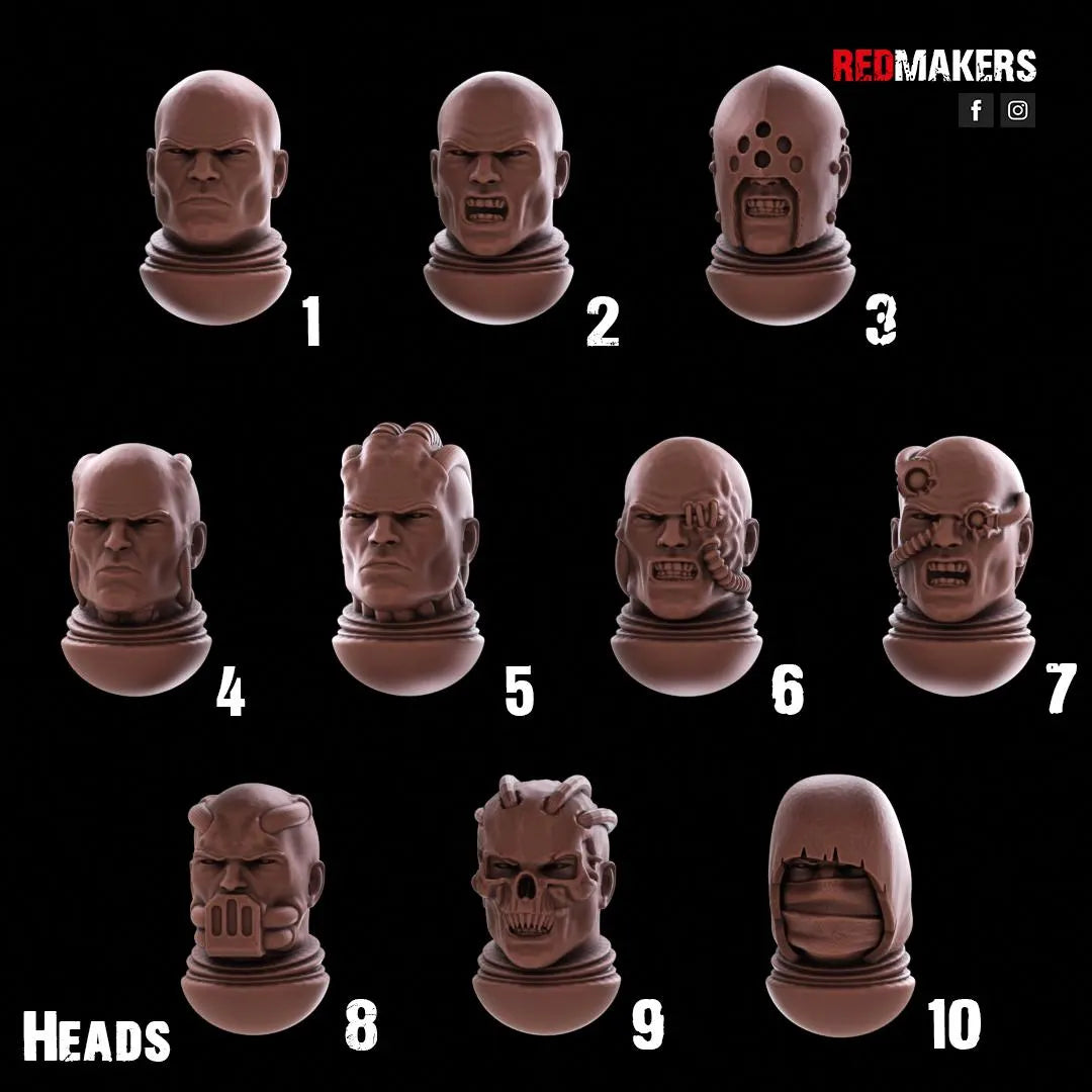 Red Makers - Renegade Scouts x10 - Heretics (Custom Order)