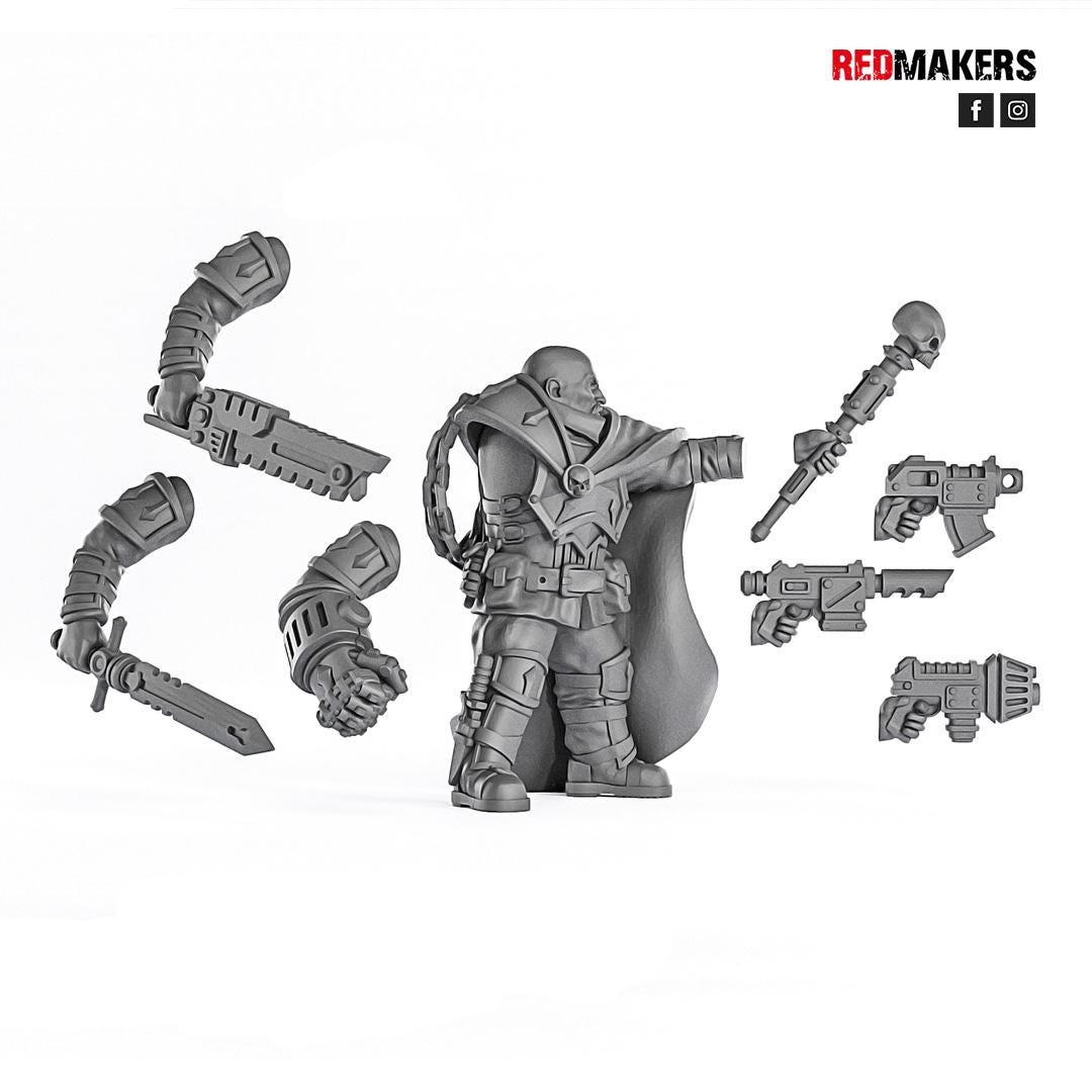 Red Makers Special Forces Officer and Command Squad (Custom Order) - product image 7 of 7