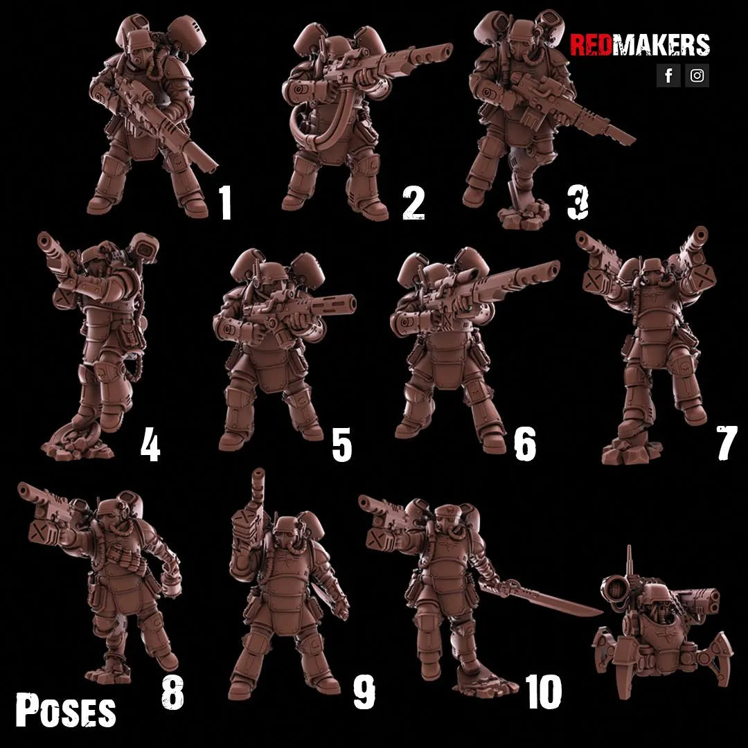 Red Makers - Kill Squad Special Forces x10 (Custom Order)