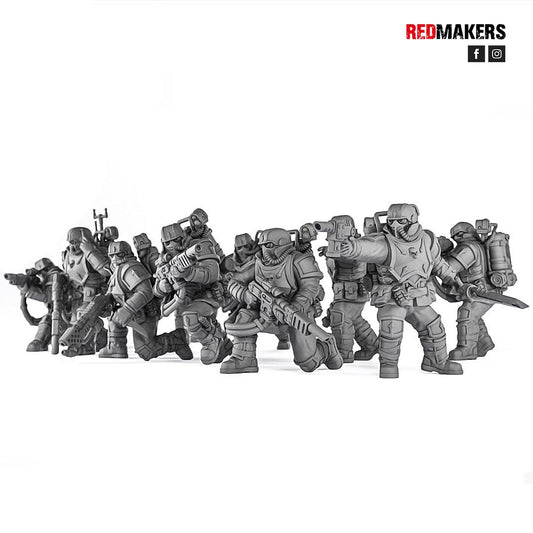Red Makers Special Forces - Elite squad of the Imperial Force x10 (Custom Order) - product image 2 of 4