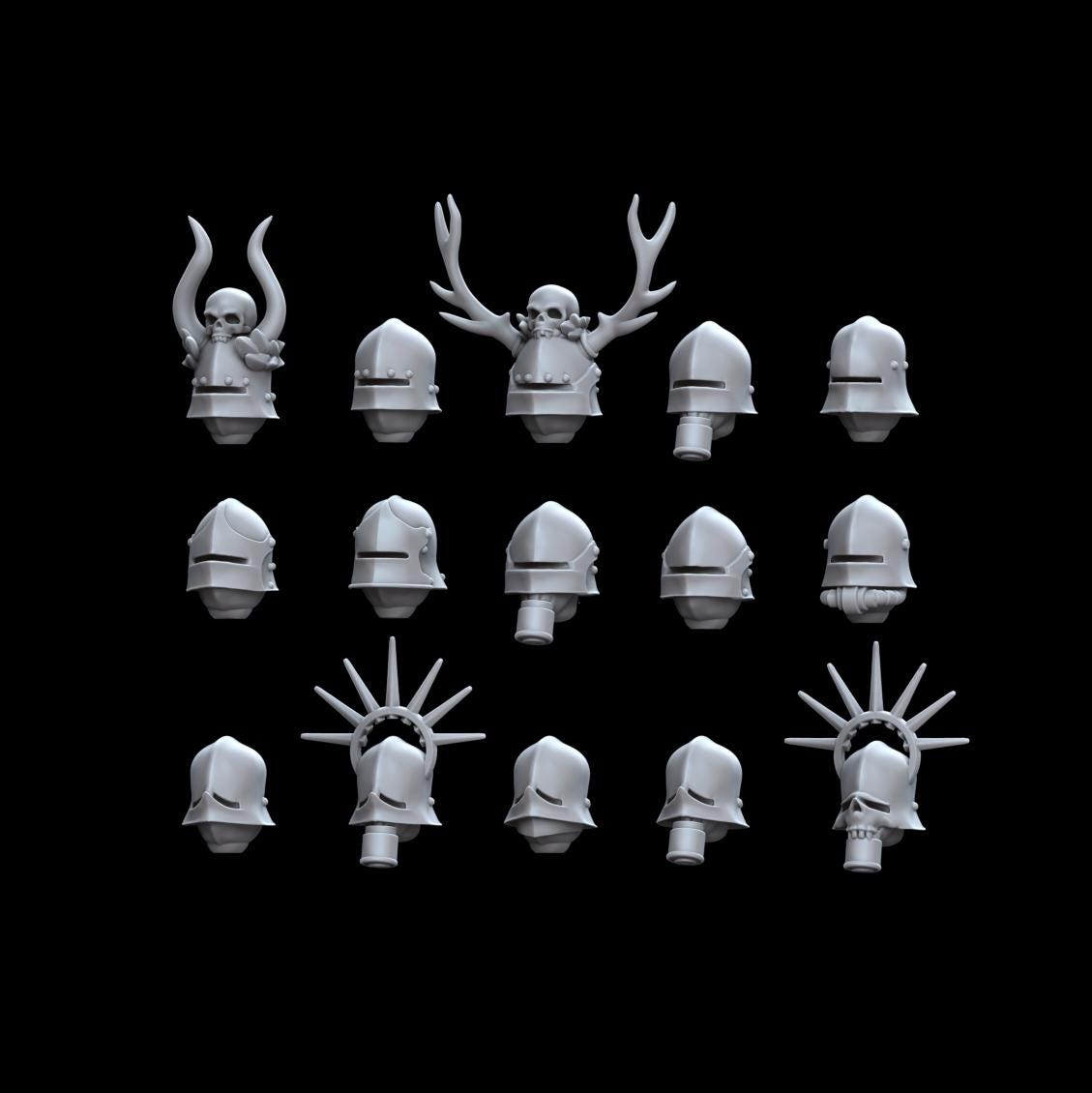 Saint Decent Sallet Head Pack x20 - Trench Designer (Custom Order) - product image