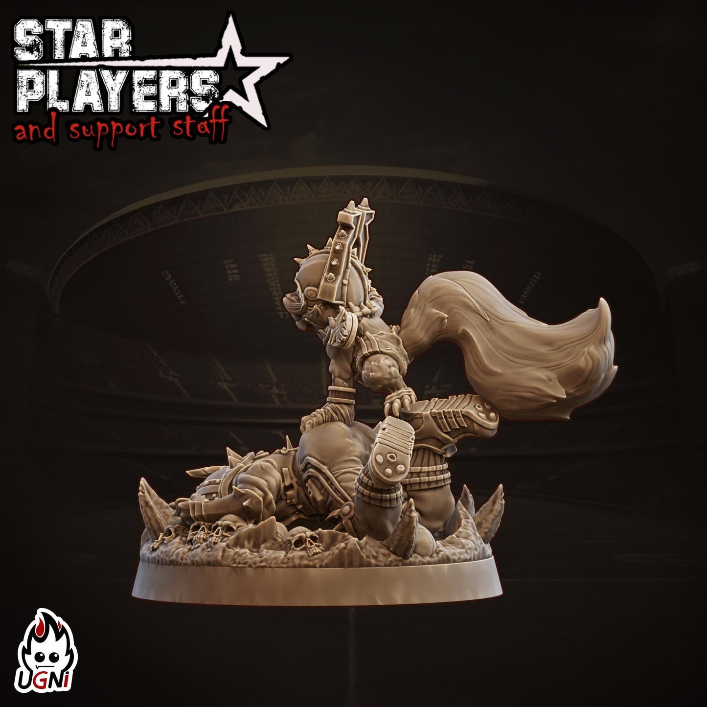 O'Khorn the Rodent (v3) Star Player - Designed by UGNI Miniatures - Fantasy Football - product image 3 of 3