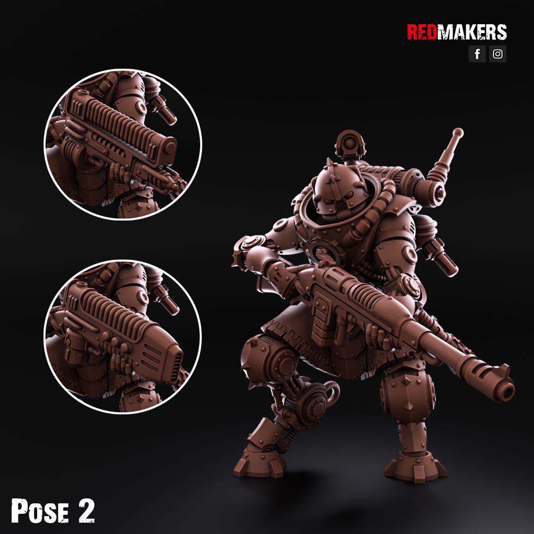 Red Makers Tech Guardians – Omniforge x10 (Custom Order) - product image 6 of 6