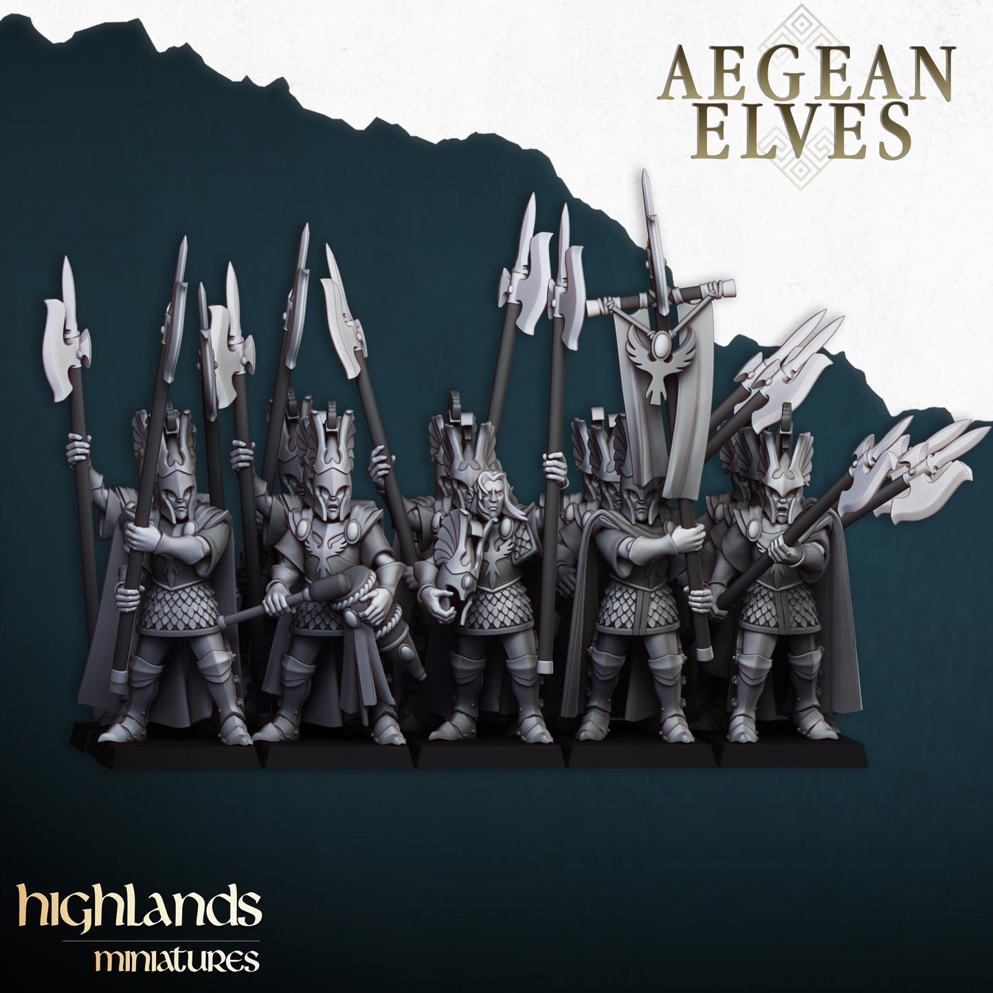 Highland Miniatures Mycenaean Guard - Fantasy / D&D (Custom Order) - product image 3 of 3