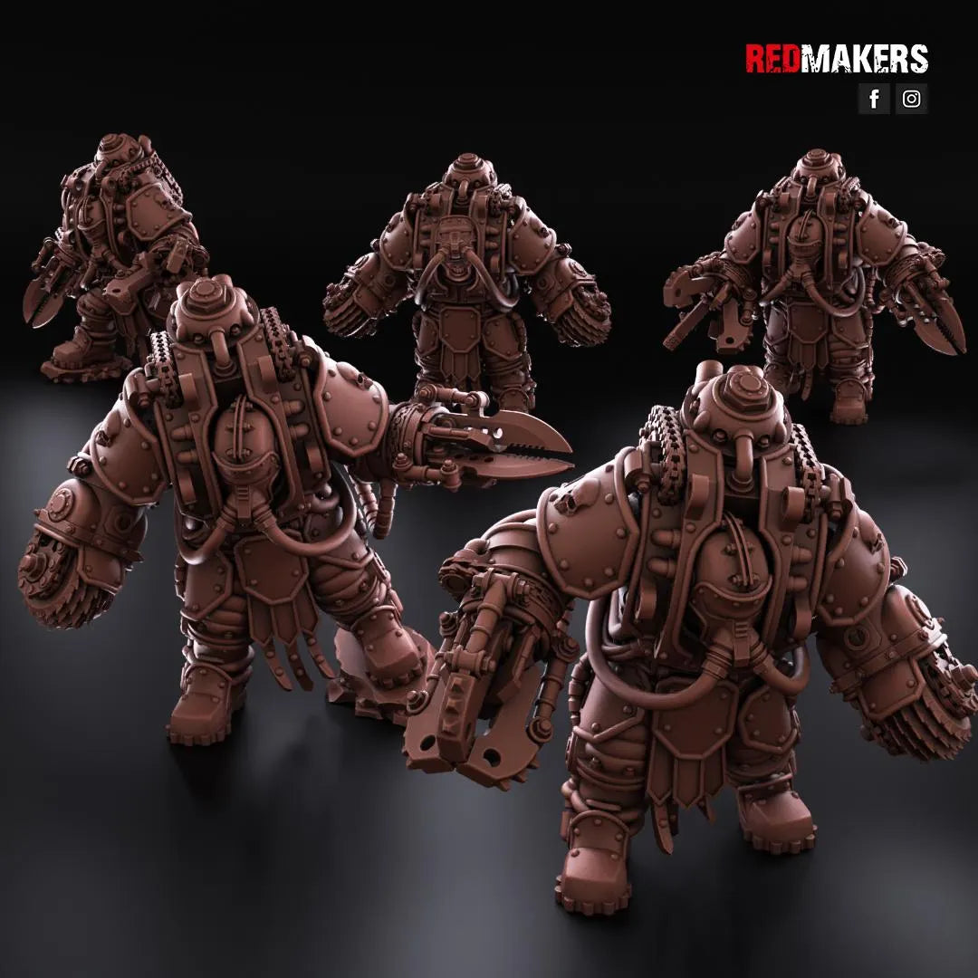 Red Makers - Abhuman Wardens x5 (Custom Order)