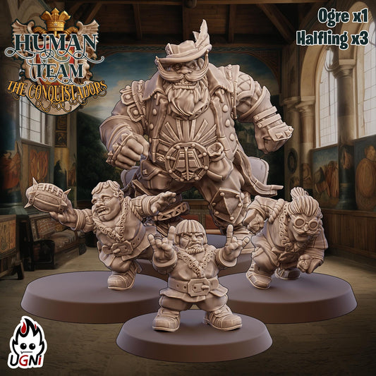 Human Team (Conquistador Style) Designed by UGNI Miniatures - Fantasy Football - product image 2 of 9