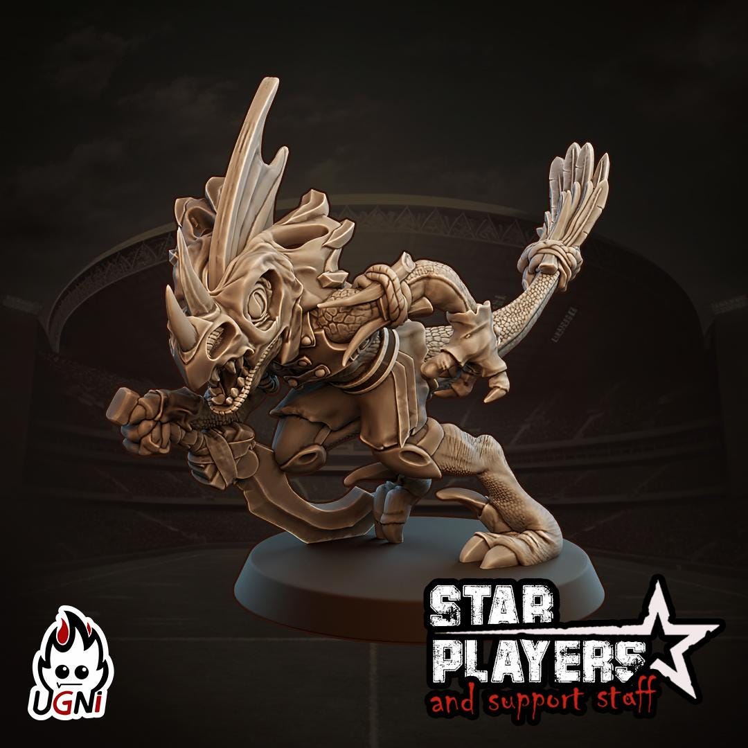 Star Player Pack #4 Star Player - Designed by UGNI Miniatures - Fantasy Football - product image 8 of 8