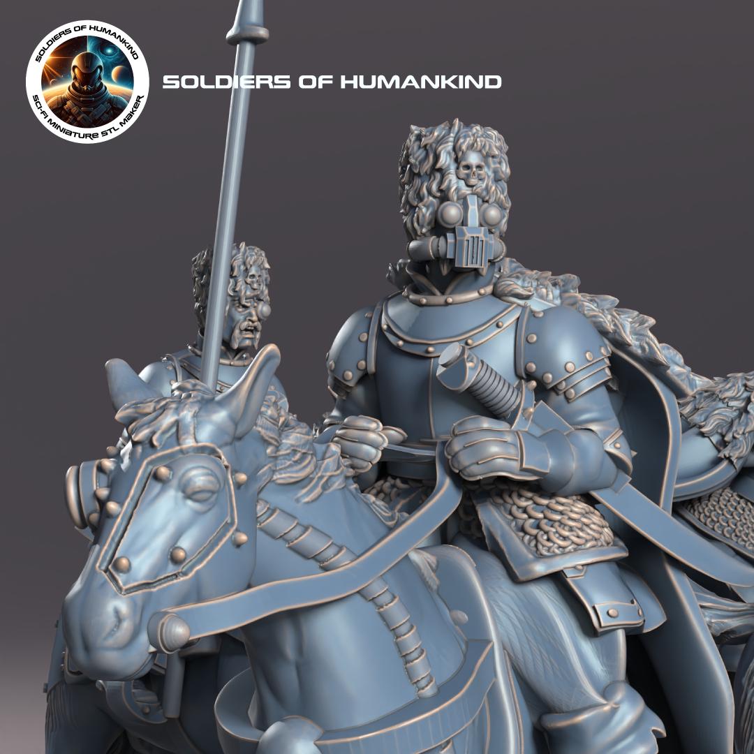Soldiers of Humandkind Brothers of Yevrostoya Cavalry Unit (Custom Order) - product image 3 of 3