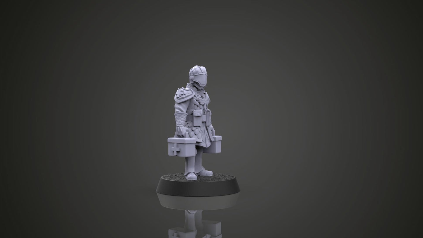 Soldiers of Humandkind Sons of the Dragons HQ squad (Custom Order) - product image 4 of 4